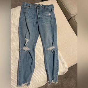 Abercrombie distressed jeans